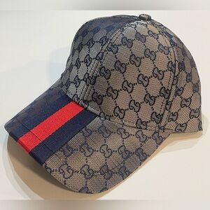 Blue Gucci GG Hat